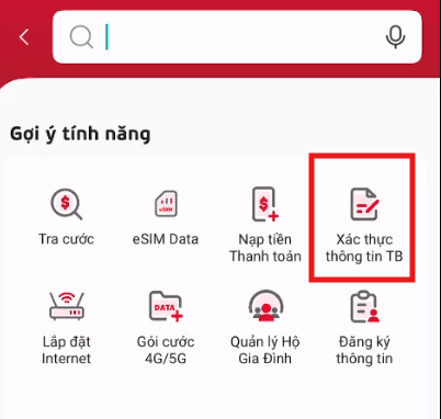 Xac thuc thong tin thue bao